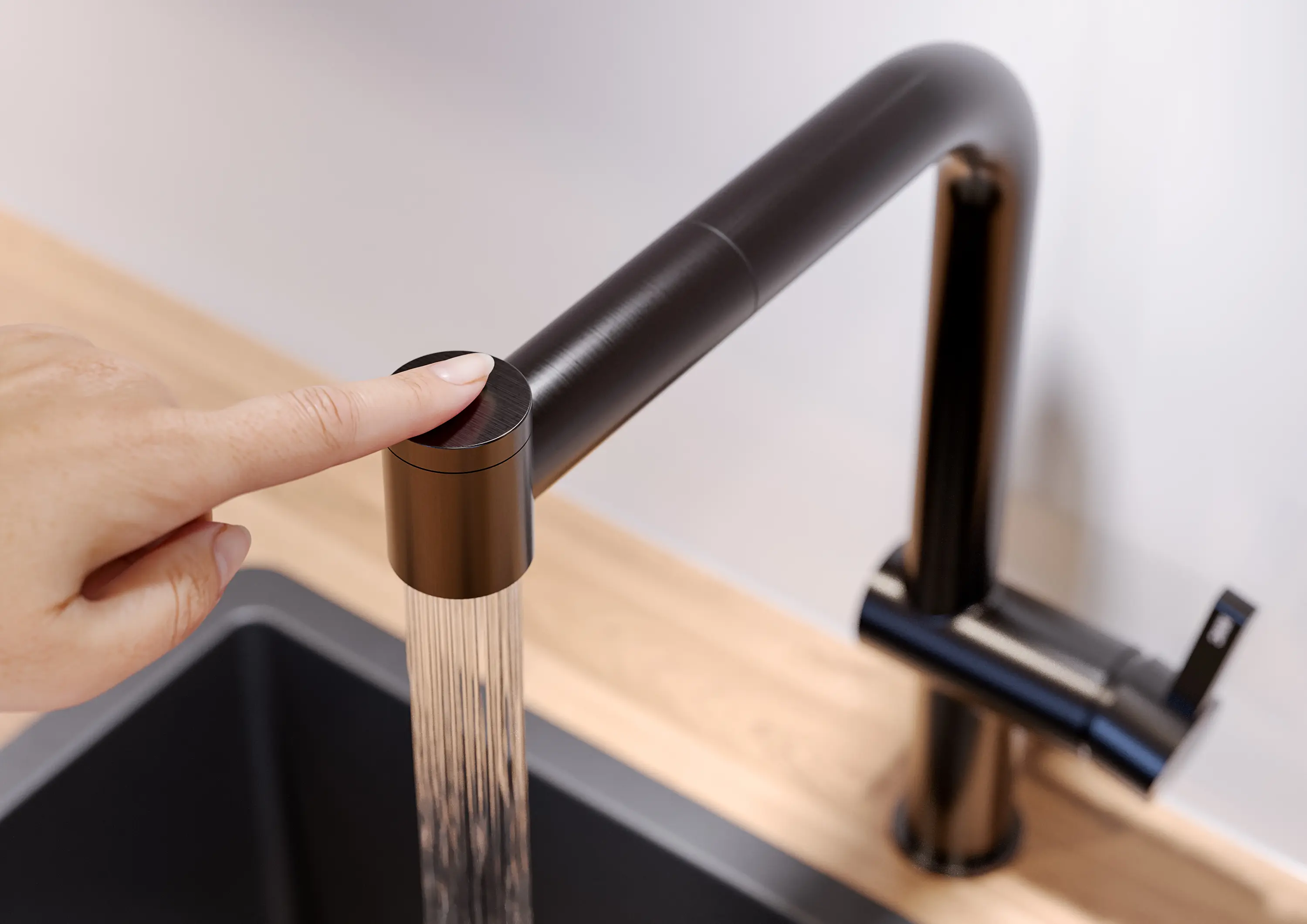 KWC Home - KWC BEVO E Miscelatore a leva cucina A230