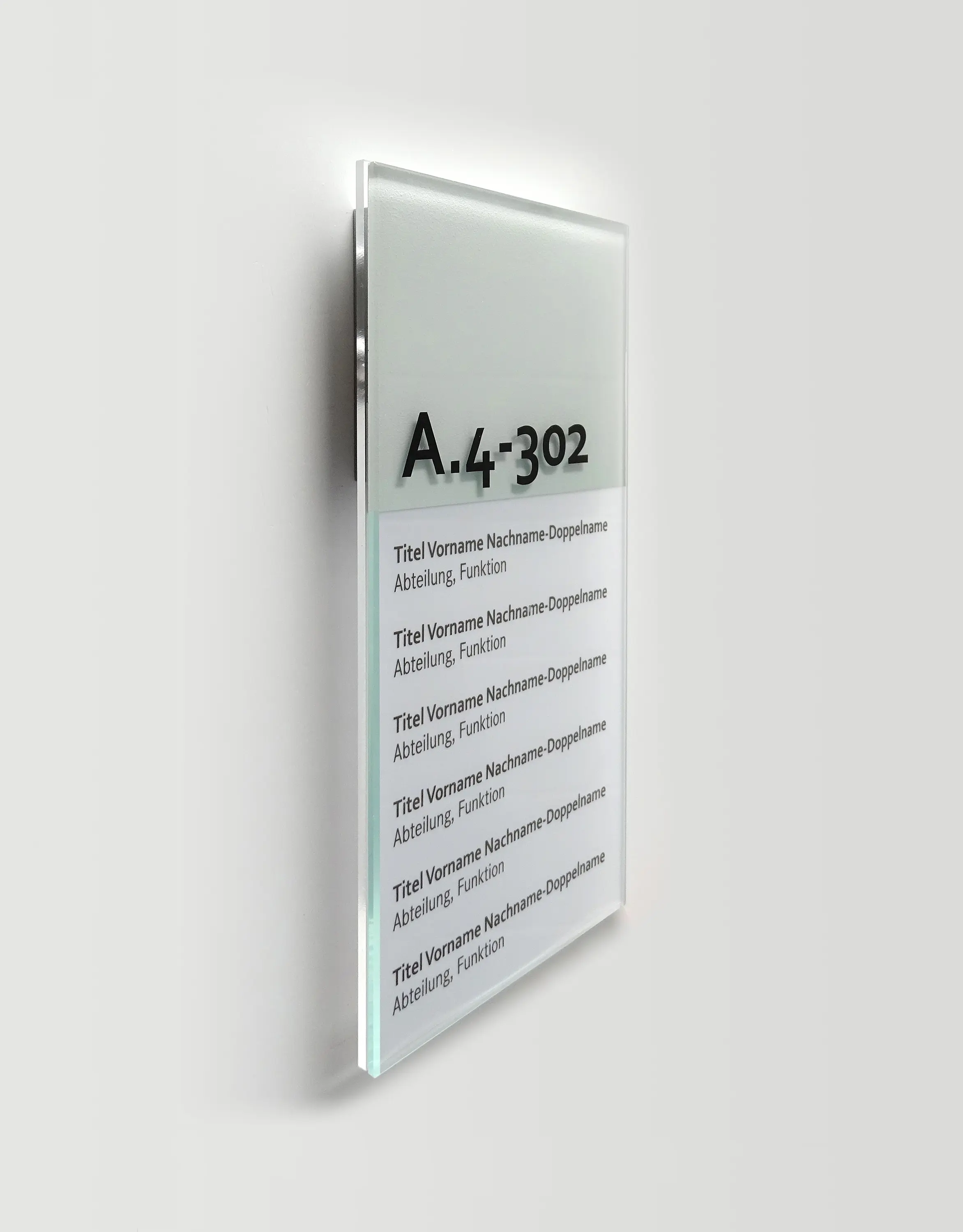Meng Informationstechnik - Doorplate glass PVT
