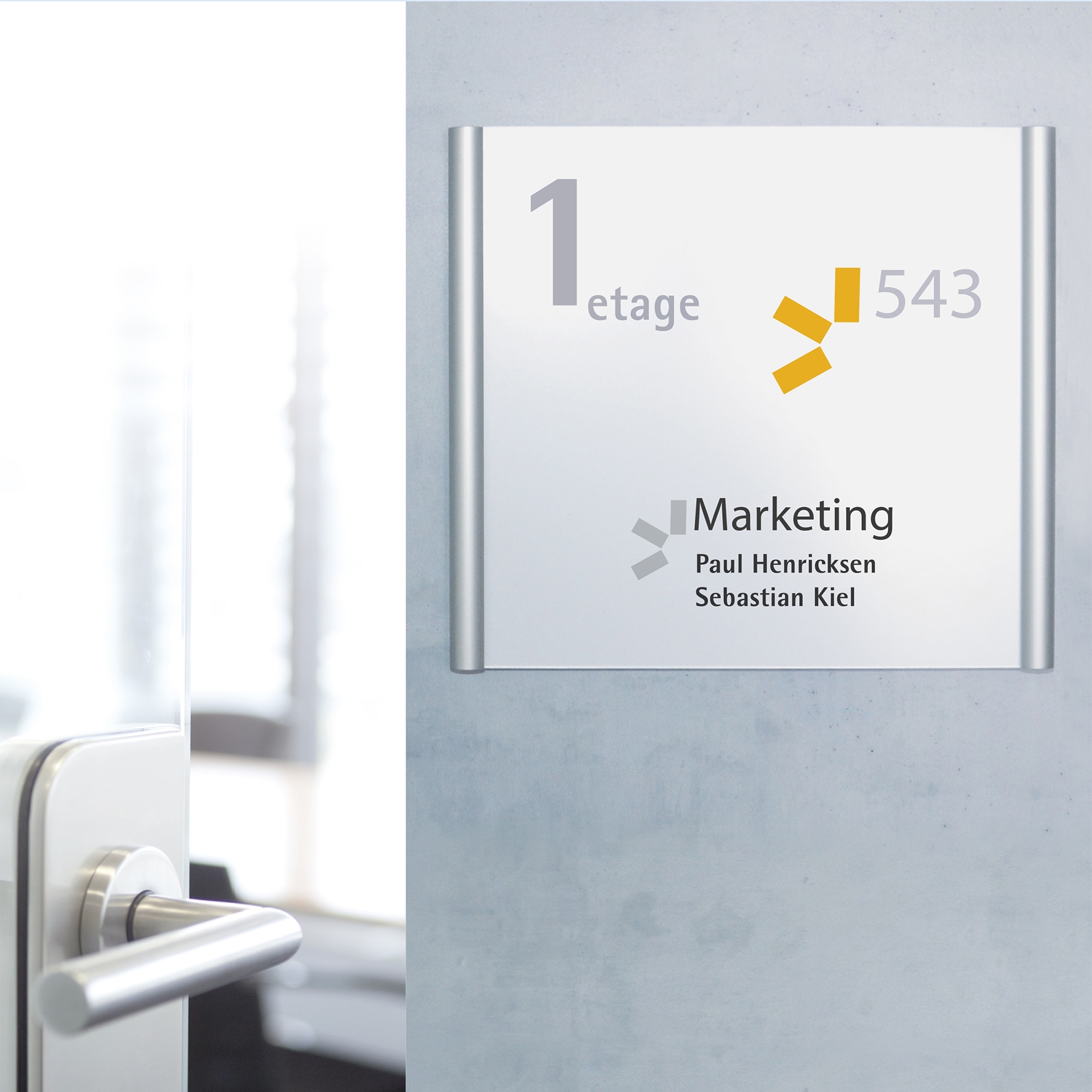 Afficher le produit Doorplate large RTL du fabricant Meng Informationstechnik