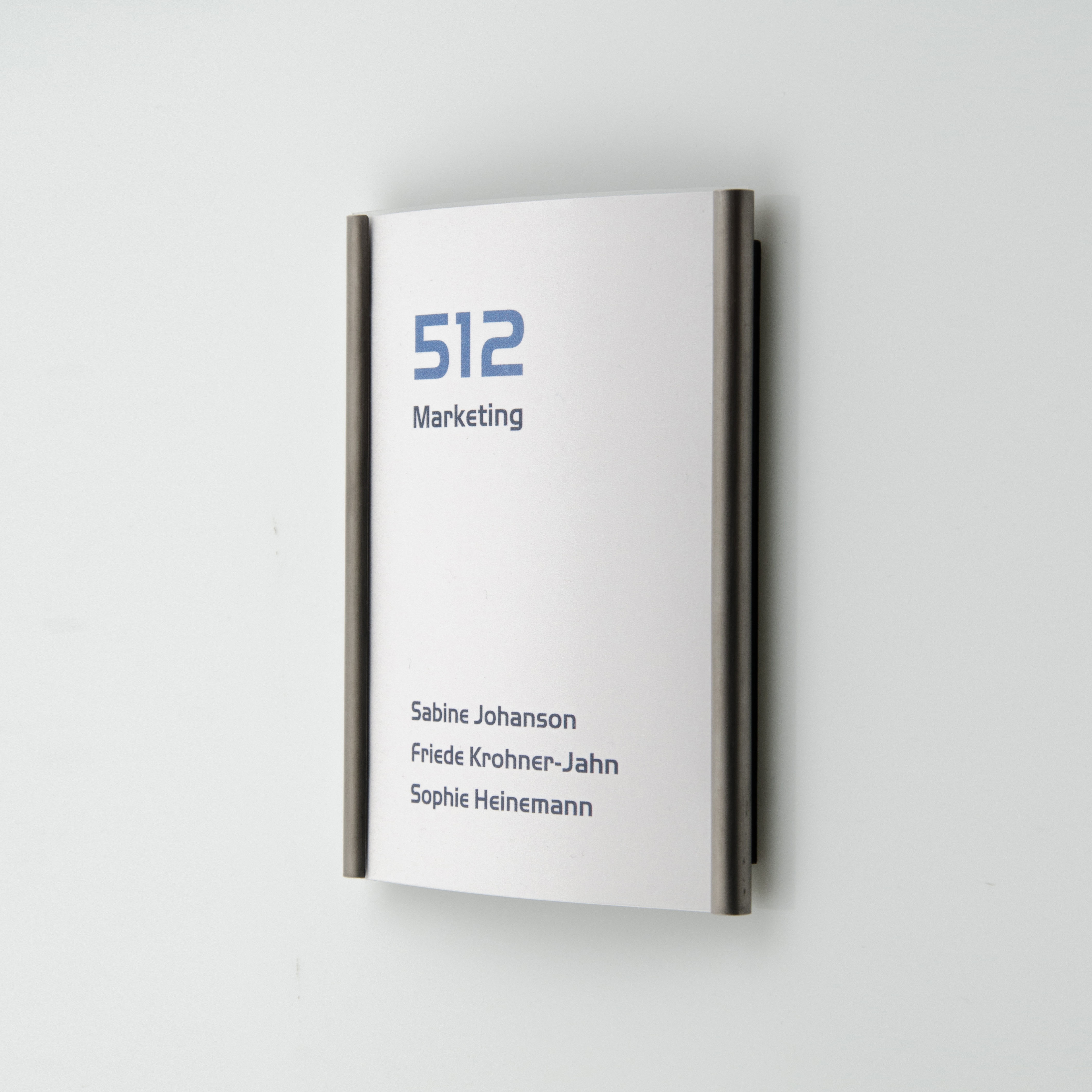 Afficher le produit Doorplate stainless steel RTE du fabricant Meng Informationstechnik
