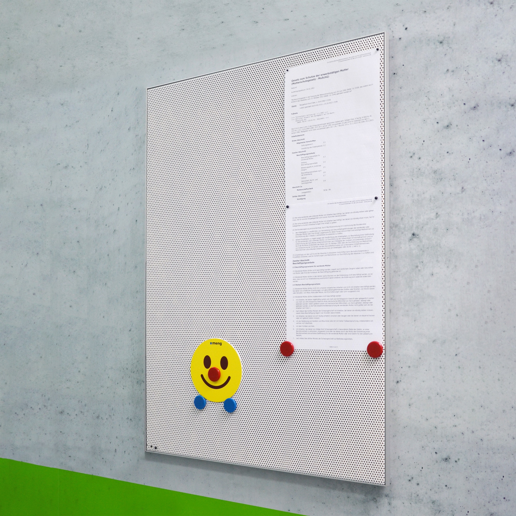 Mostra il prodotto Pin/magnet board QVP del produttore Meng Informationstechnik
