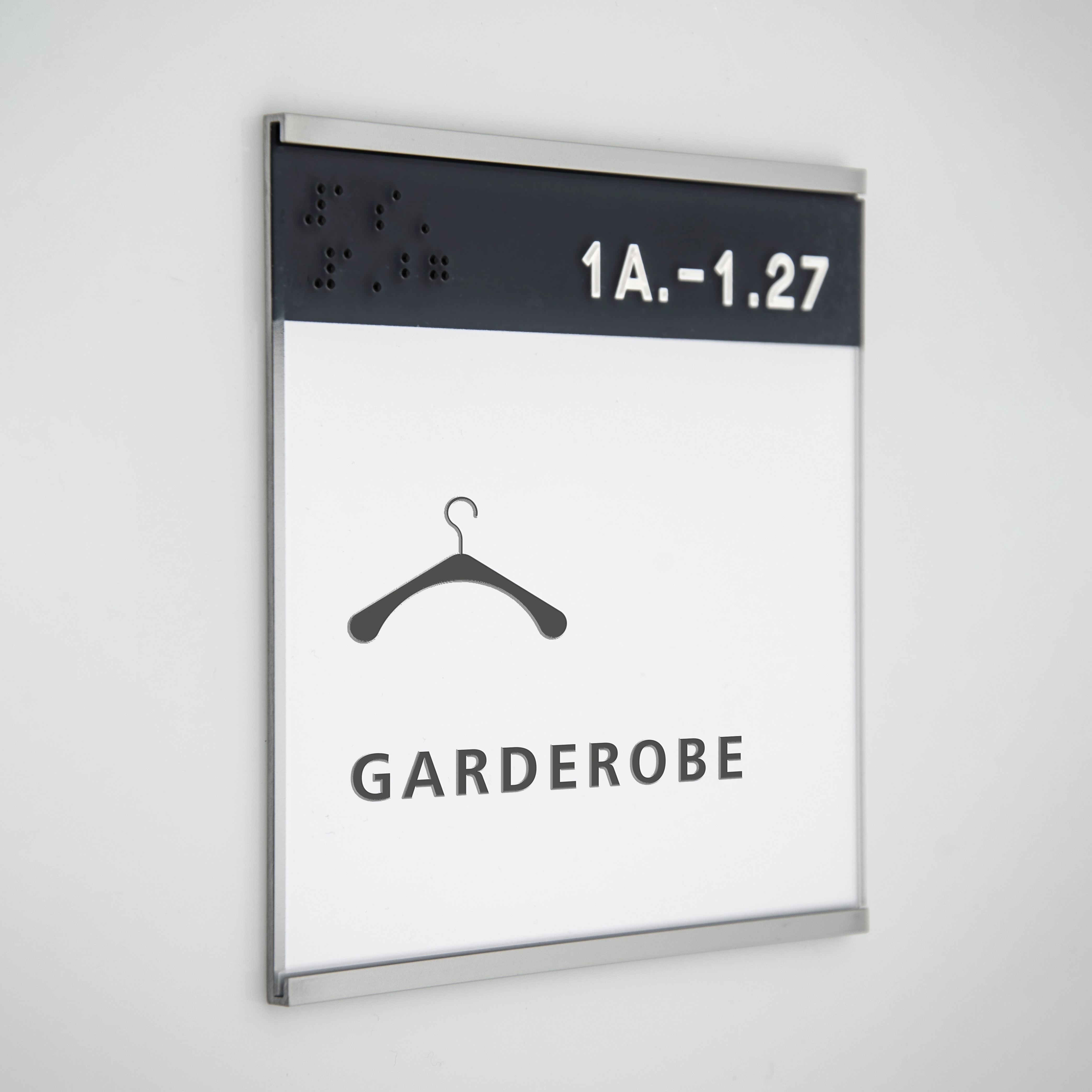 Display product Doorplate CTA tactile from manufacturer Meng Informationstechnik