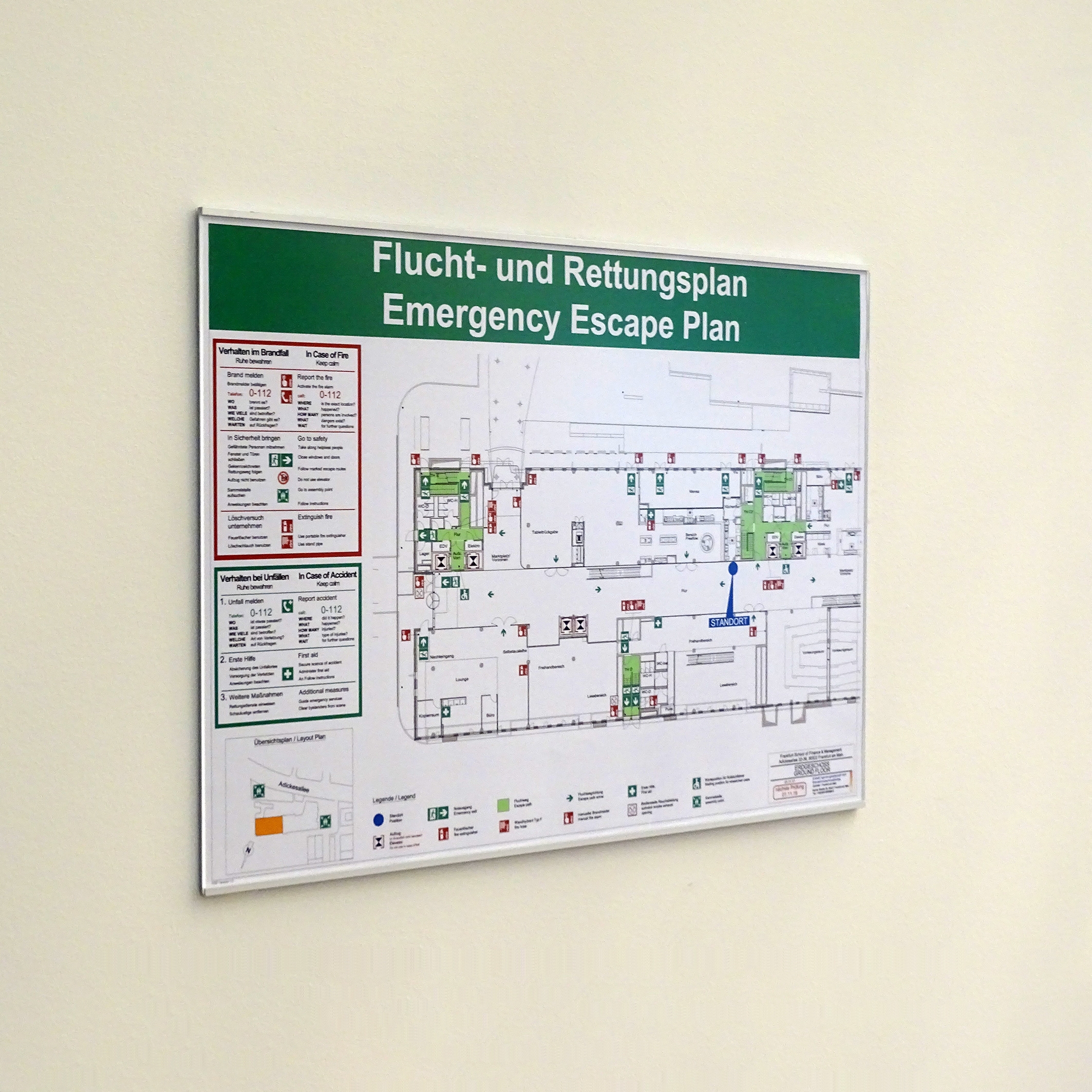 Afficher le produit Escape route plan CW du fabricant Meng Informationstechnik