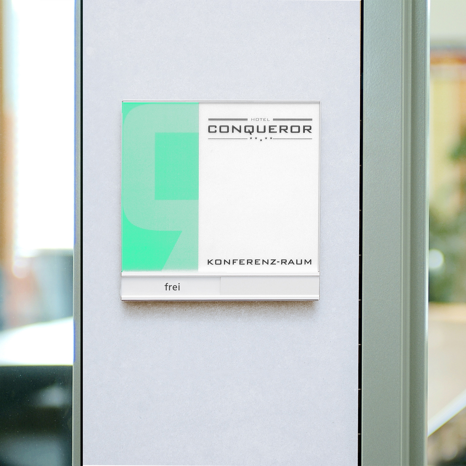 Afficher le produit Doorplate with change indicator QTW du fabricant Meng Informationstechnik