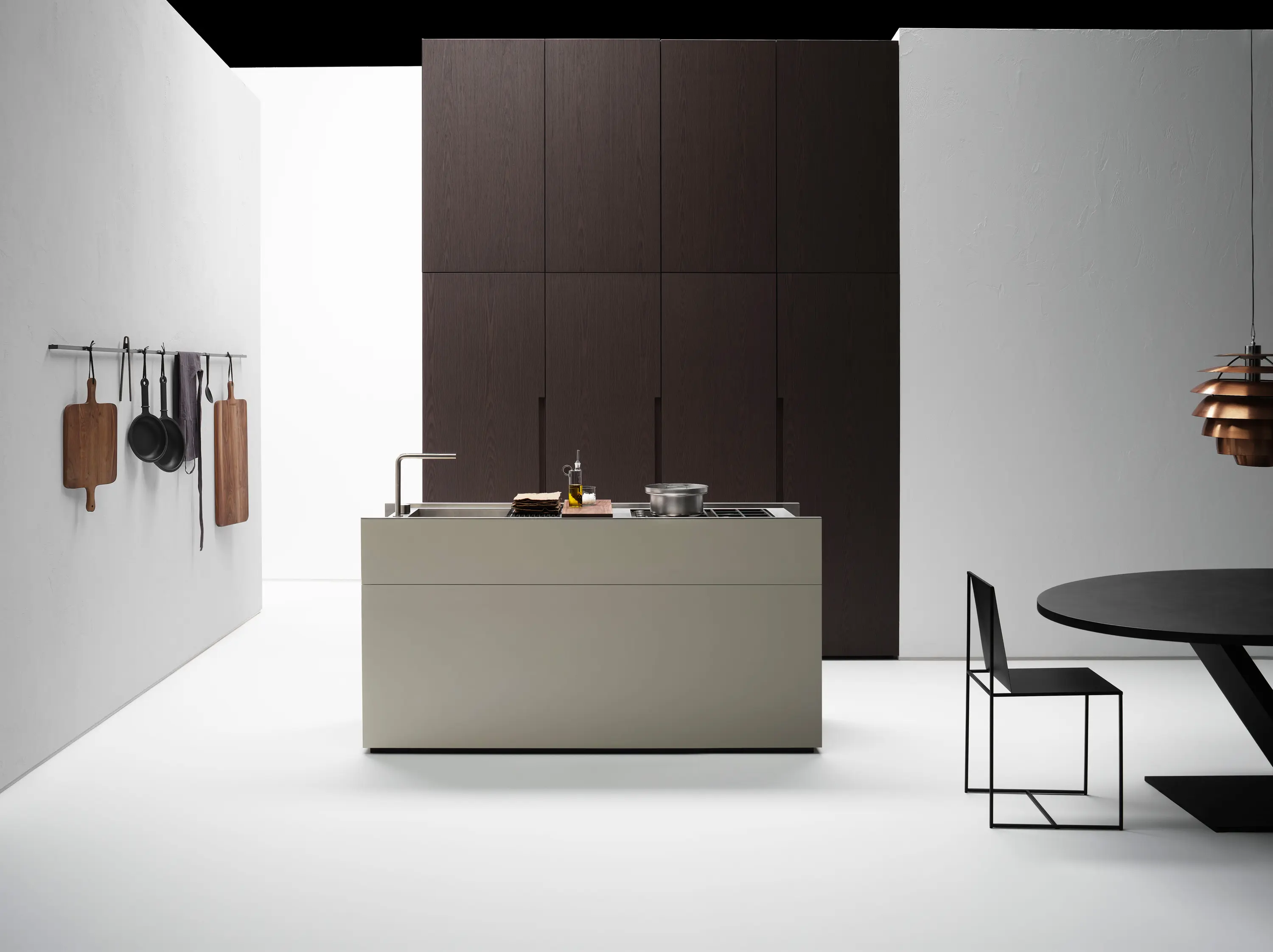 Falper - Small Living Kitchens Tall Storage Units