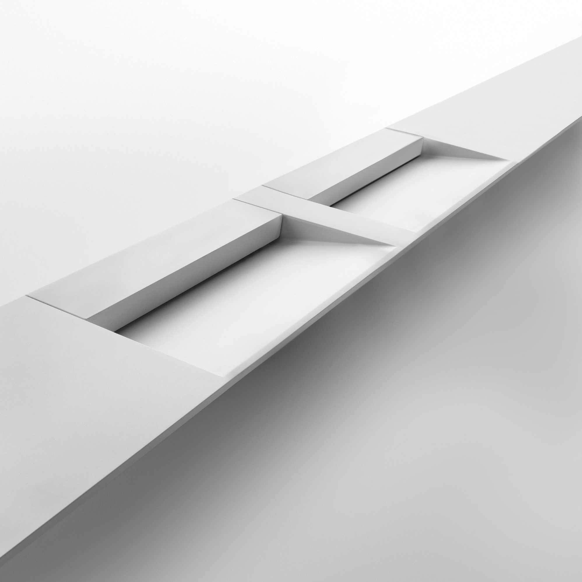 Display product Piani Integrati Cristalplant Bio Active | Radius 60 from manufacturer Falper