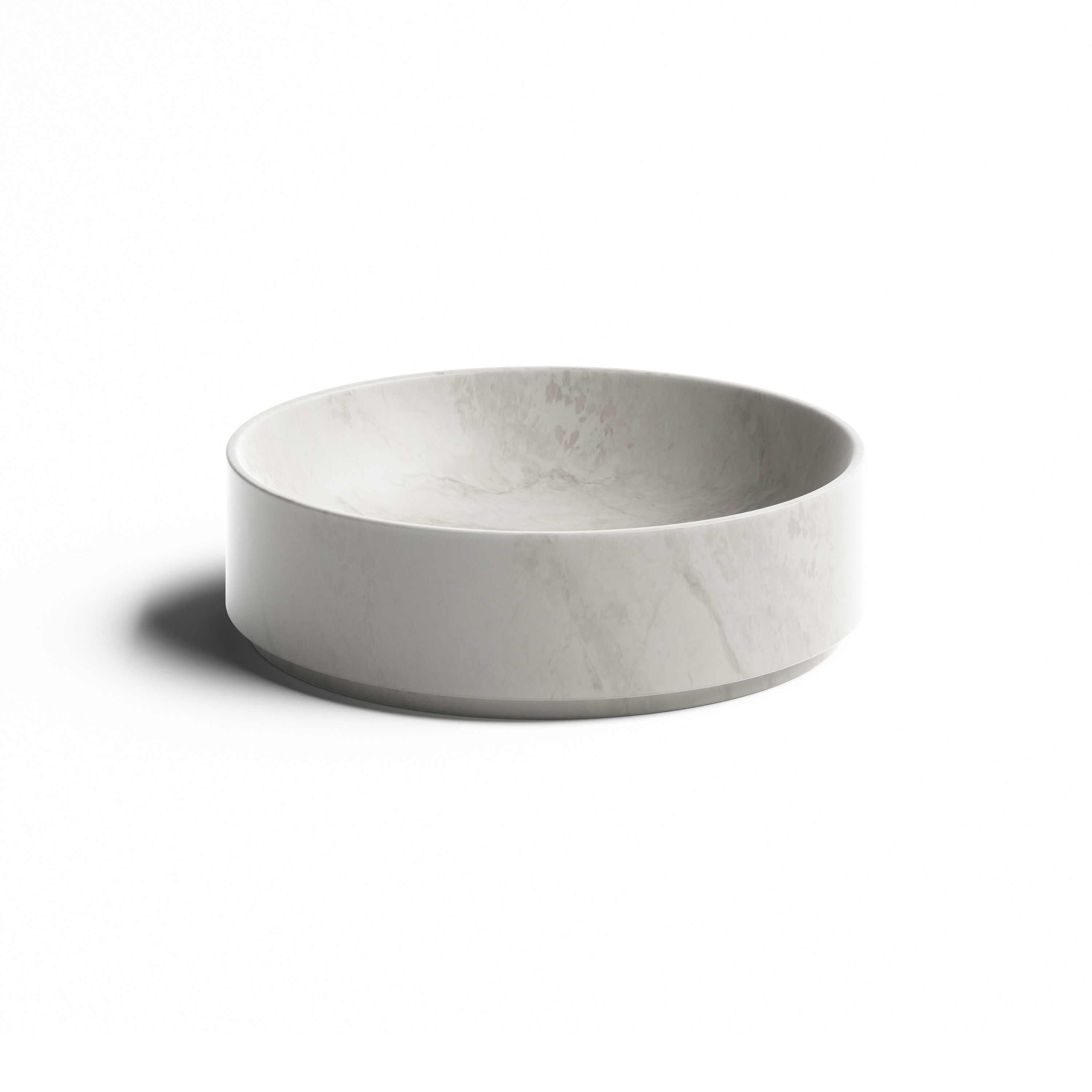Display product Lavabi Appoggio | CIRCOLO sink in Marble or Cristalplant, 43cm diameter from manufacturer Falper