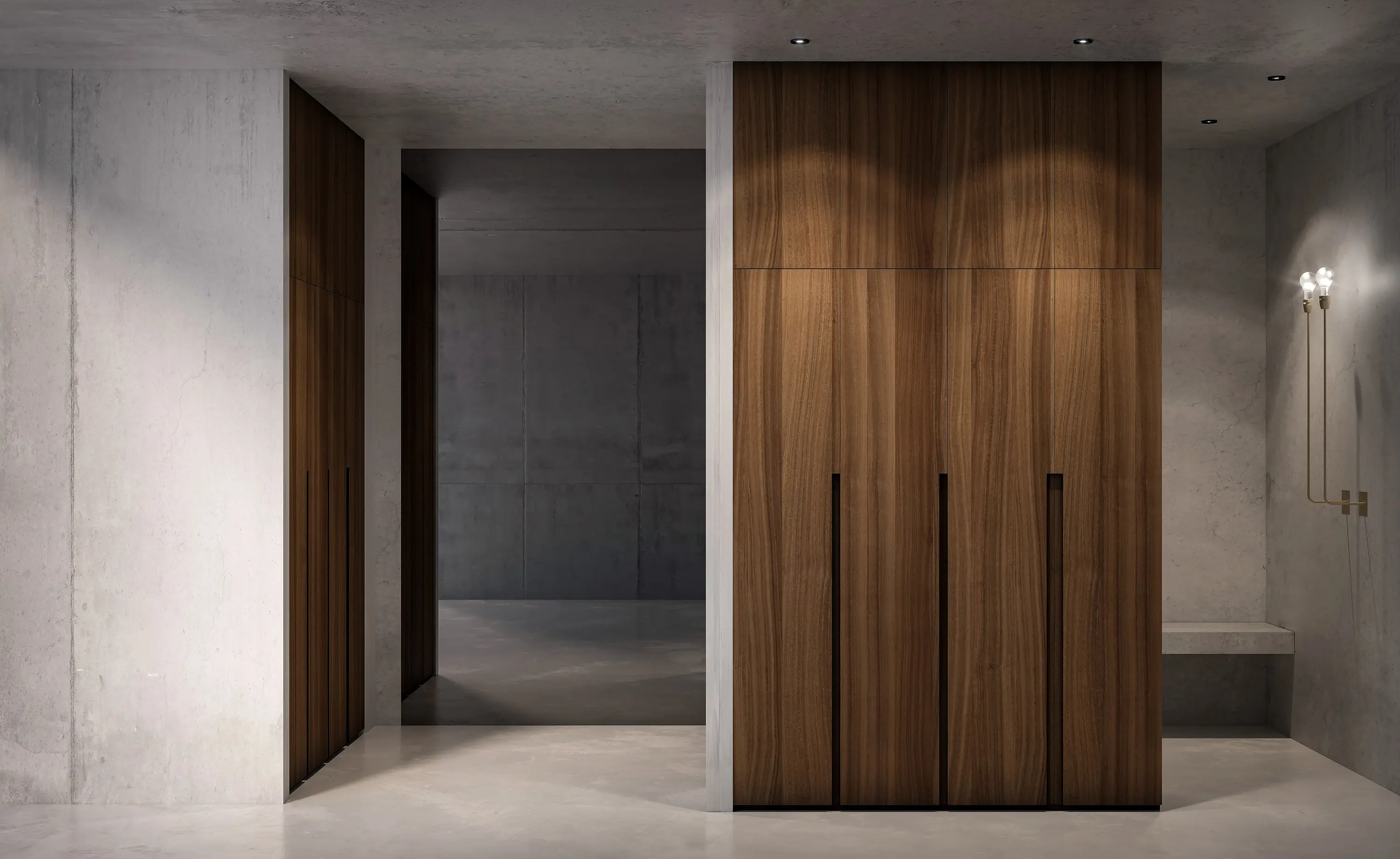 Falper - ViaVeneto | Colonne de rangement avec portes battantes, longueur 30 cm