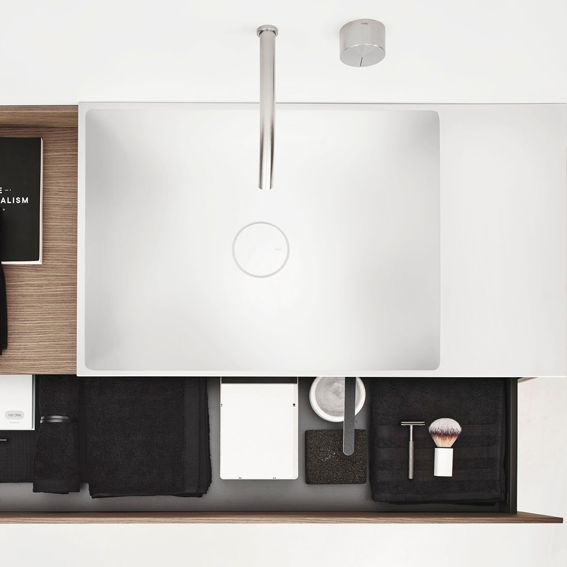 Display product Ma Elements | Sink Cabinet with Storage Tray, Length 120 cm from manufacturer Falper