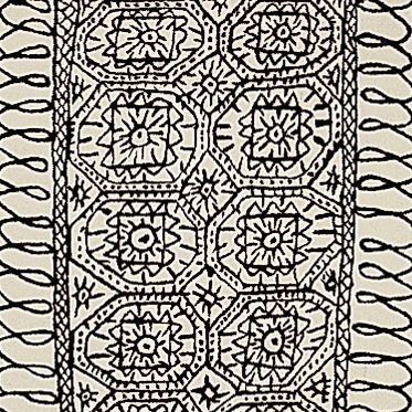 Vertoon produk Black on white Estambul van vervaardiger Nanimarquina