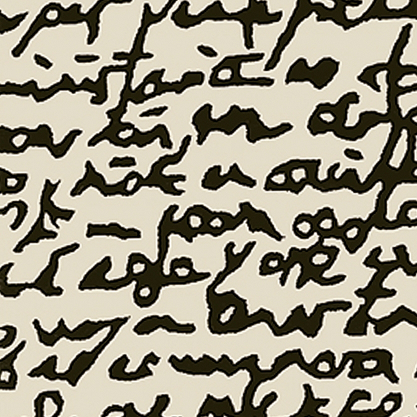 Black on white Manuscrit