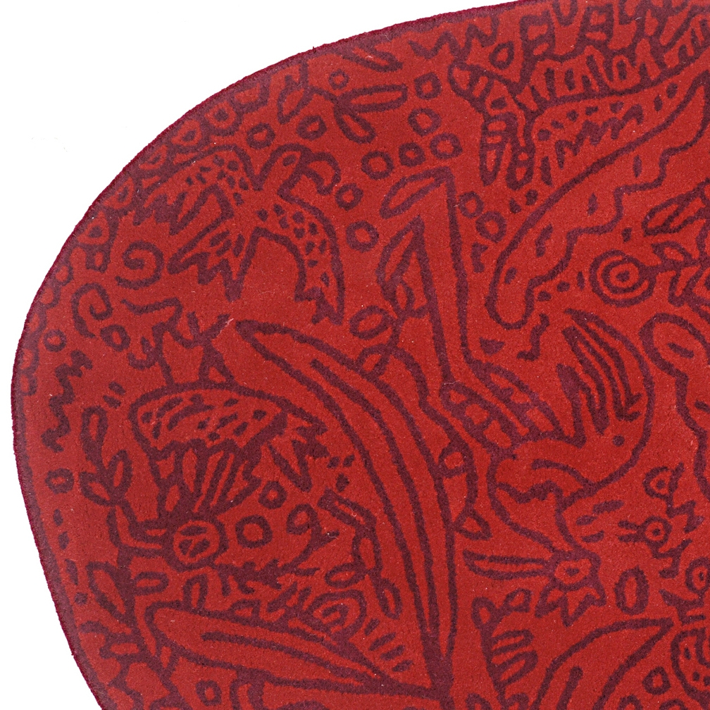 Display product Bichos y flores Red from manufacturer Nanimarquina