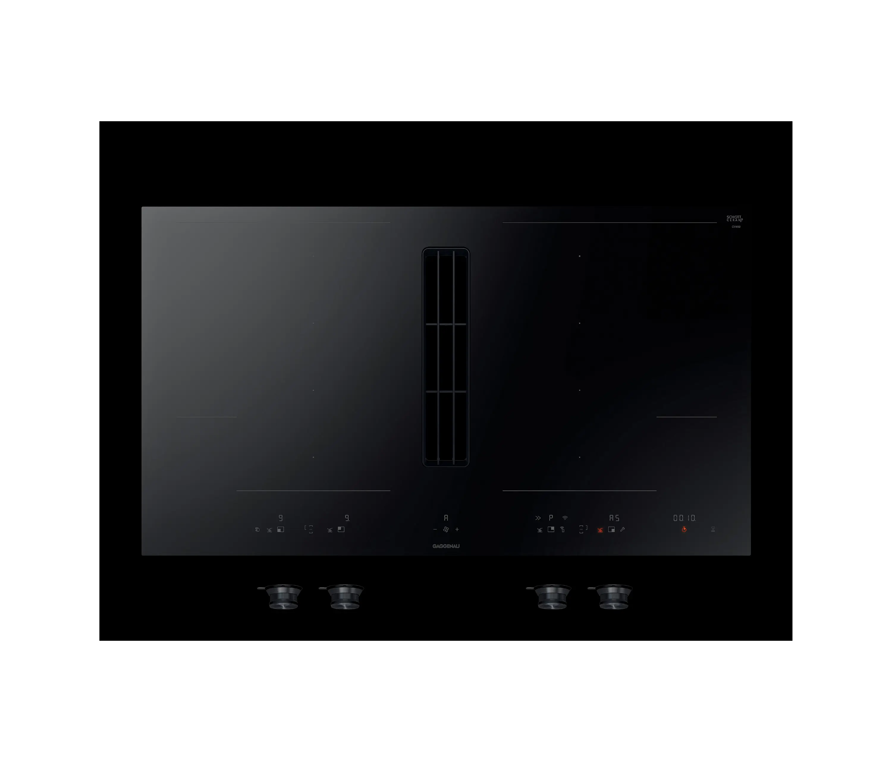 Gaggenau - Zona di Cottura Flexinduzione con Sistema di Aspirazione Integrato Serie 400 | CV 492