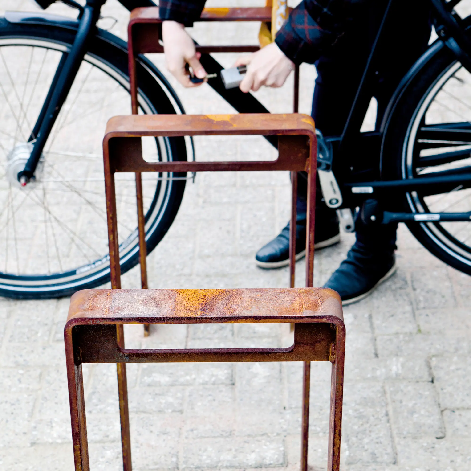 Streetlife - CorTen Conical Tree Tubs