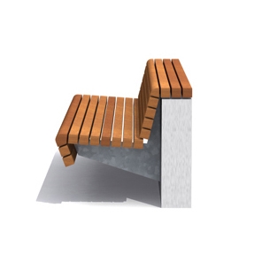Mostra il prodotto Cliff Hanger Park Benches del produttore Streetlife
