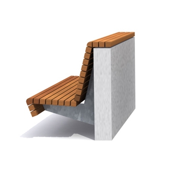 Mostra il prodotto Cliff Hanger Park Benches del produttore Streetlife