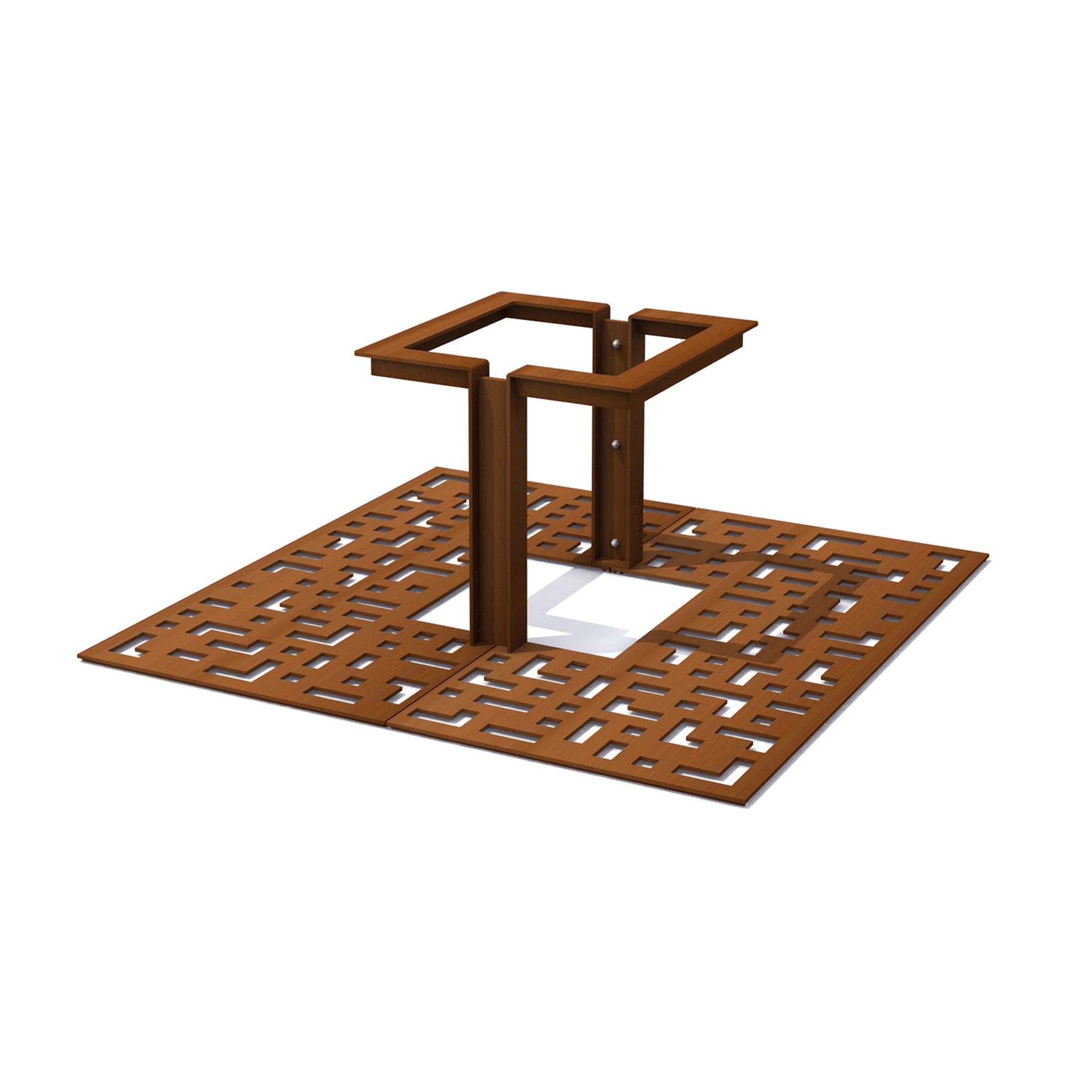 Display product CorTen Tree Guard Carré from manufacturer Streetlife