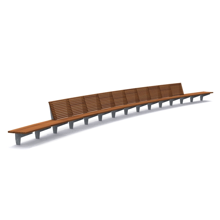 Produkt Olympic Wave Benches des Herstellers Streetlife anzeigen