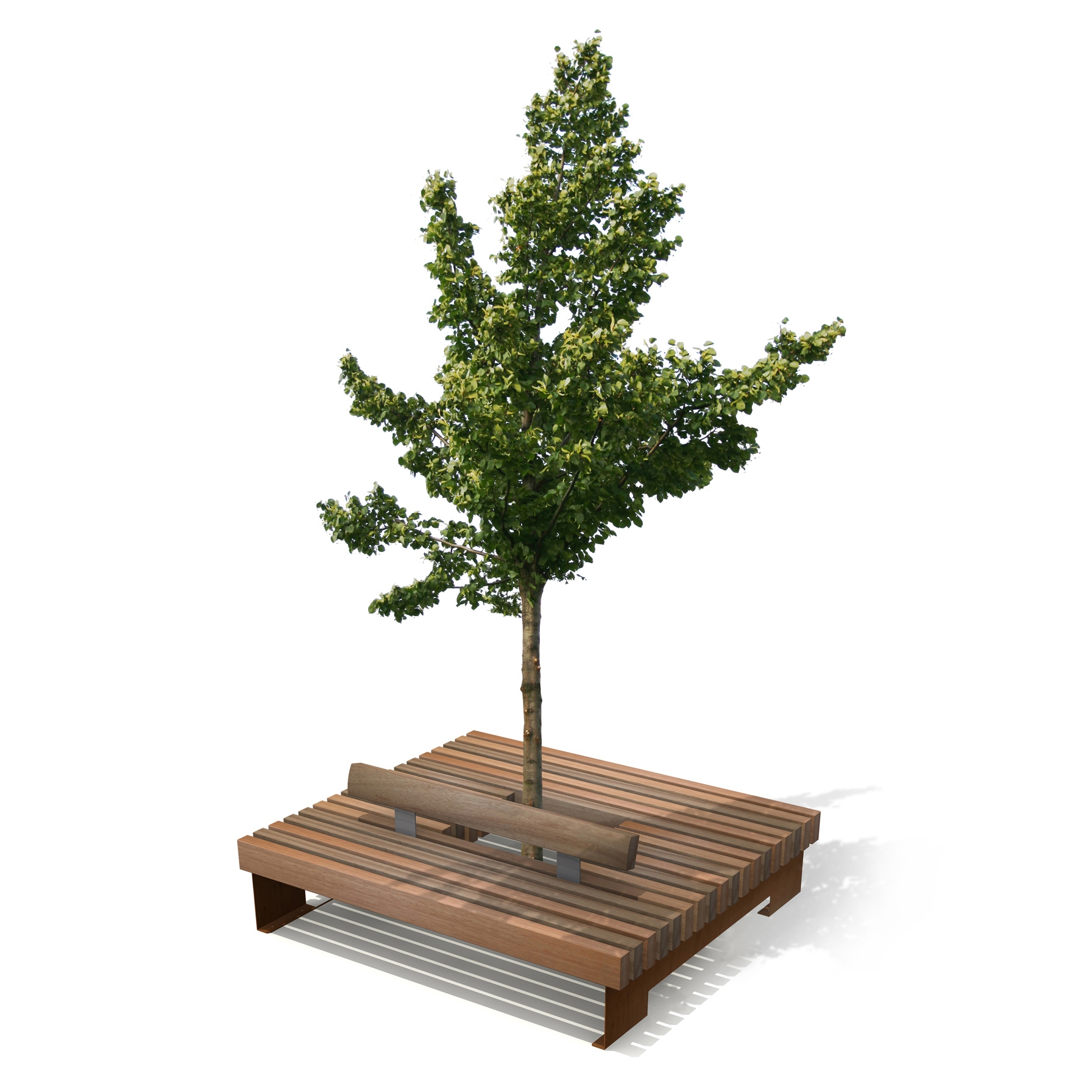 Mostra il prodotto Rough & Ready Carré Benches del produttore Streetlife