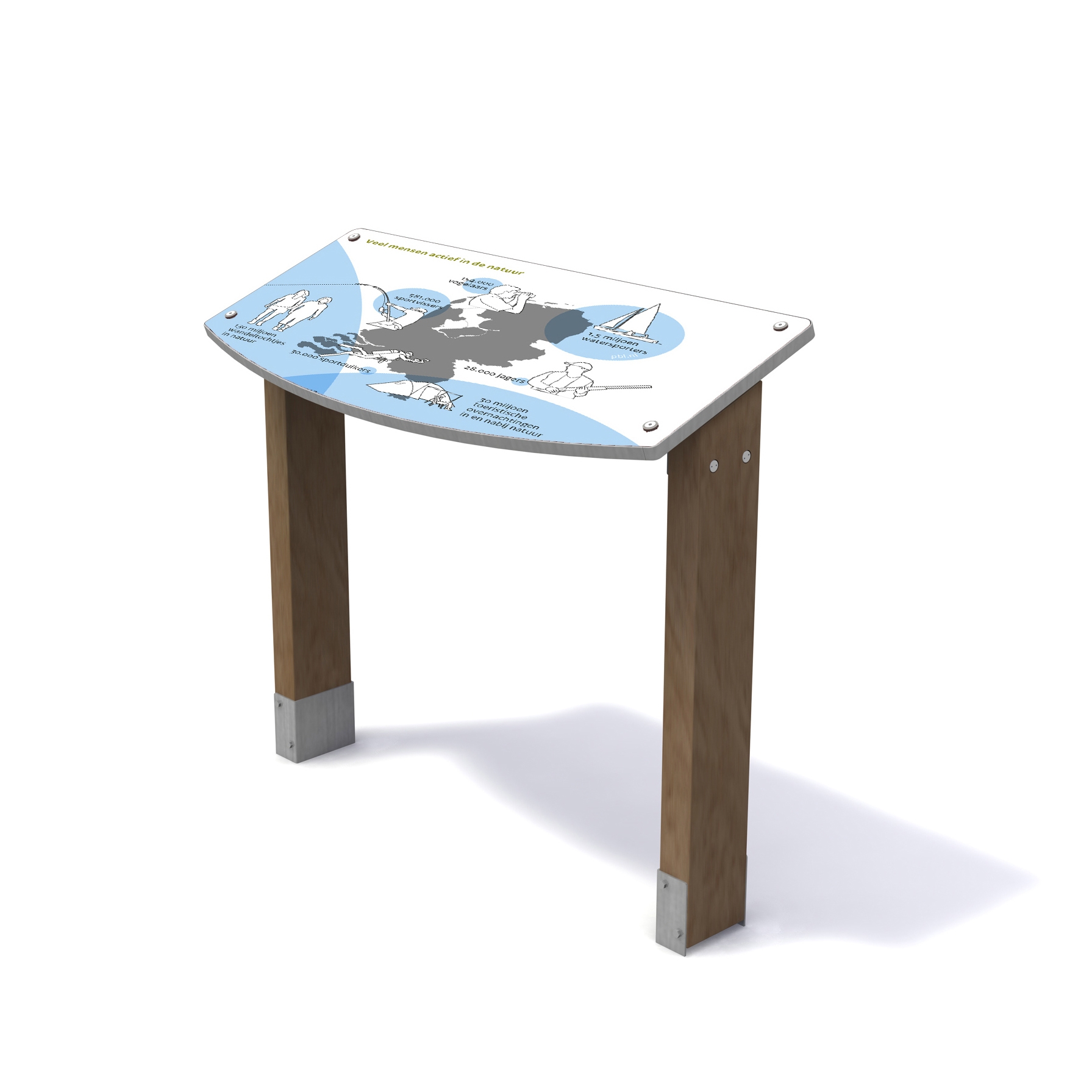 Display product Rough & Ready Info Table from manufacturer Streetlife