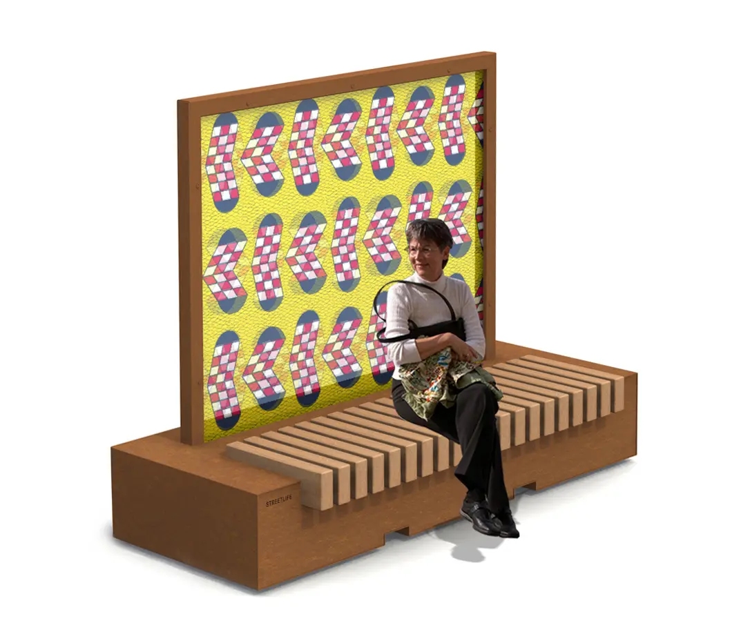 Streetlife - Rough & Ready Big Art Benches