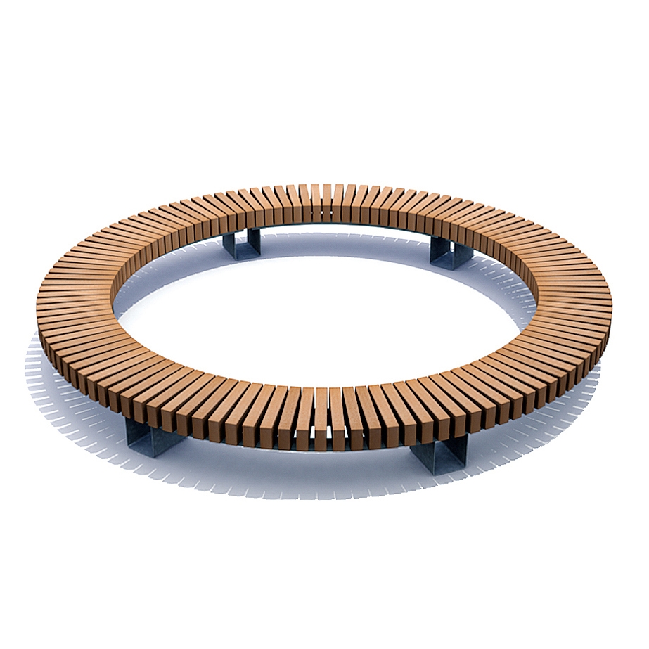 Display product Rough & Ready Circular Benches from manufacturer Streetlife