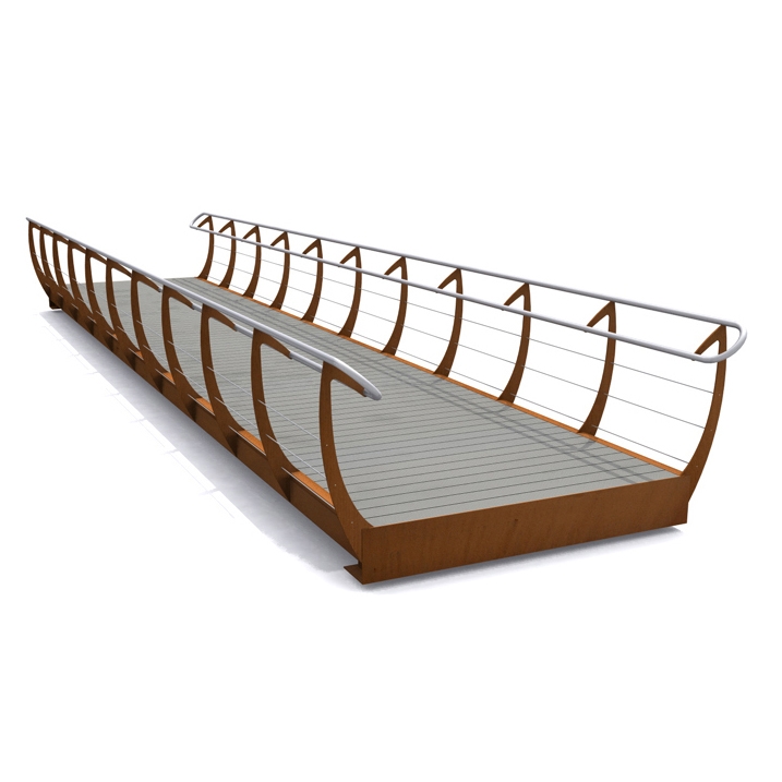 Display product Shortline Double CorTen Bridges from manufacturer Streetlife