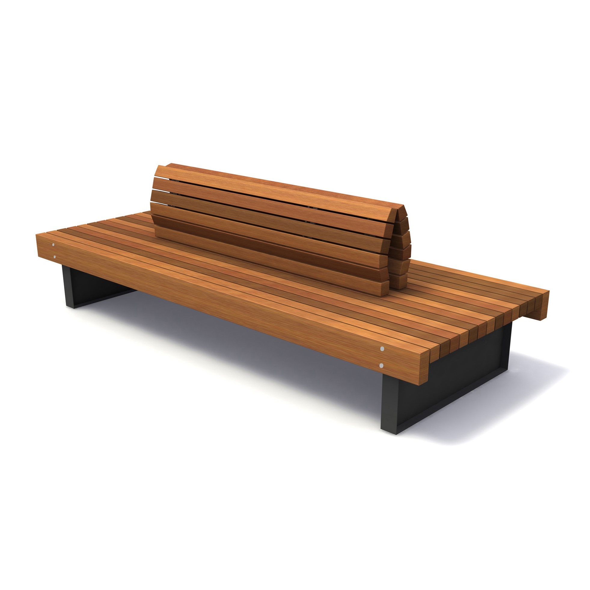 Display product Solid Serif Benches from manufacturer Streetlife