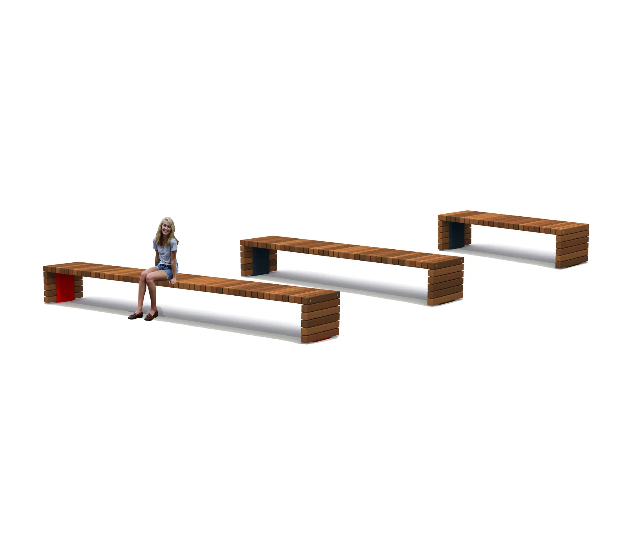 Streetlife - Solid Crosswise Benches