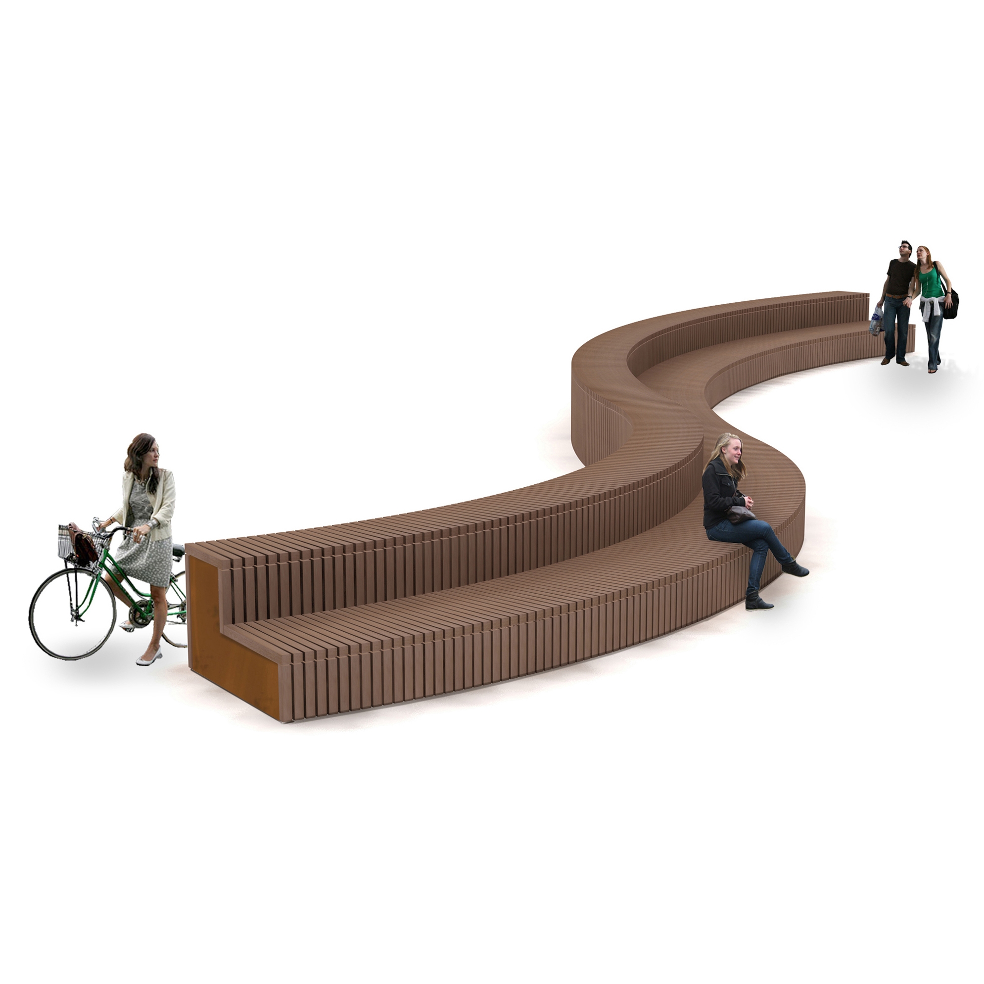 Display product Solid Terrace Curve from manufacturer Streetlife