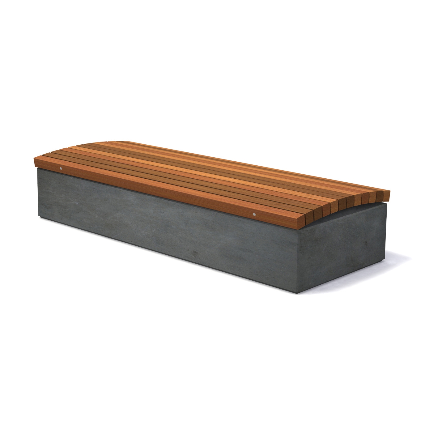 Afficher le produit Solid Concrete Camber Seats du fabricant Streetlife