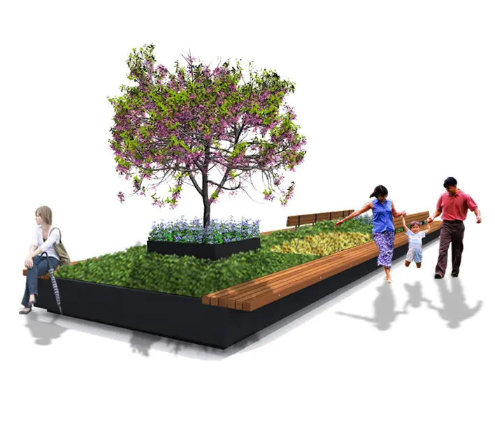 SOLID MOBILE GREEN ISLES - Benches from Streetlife | Architonic