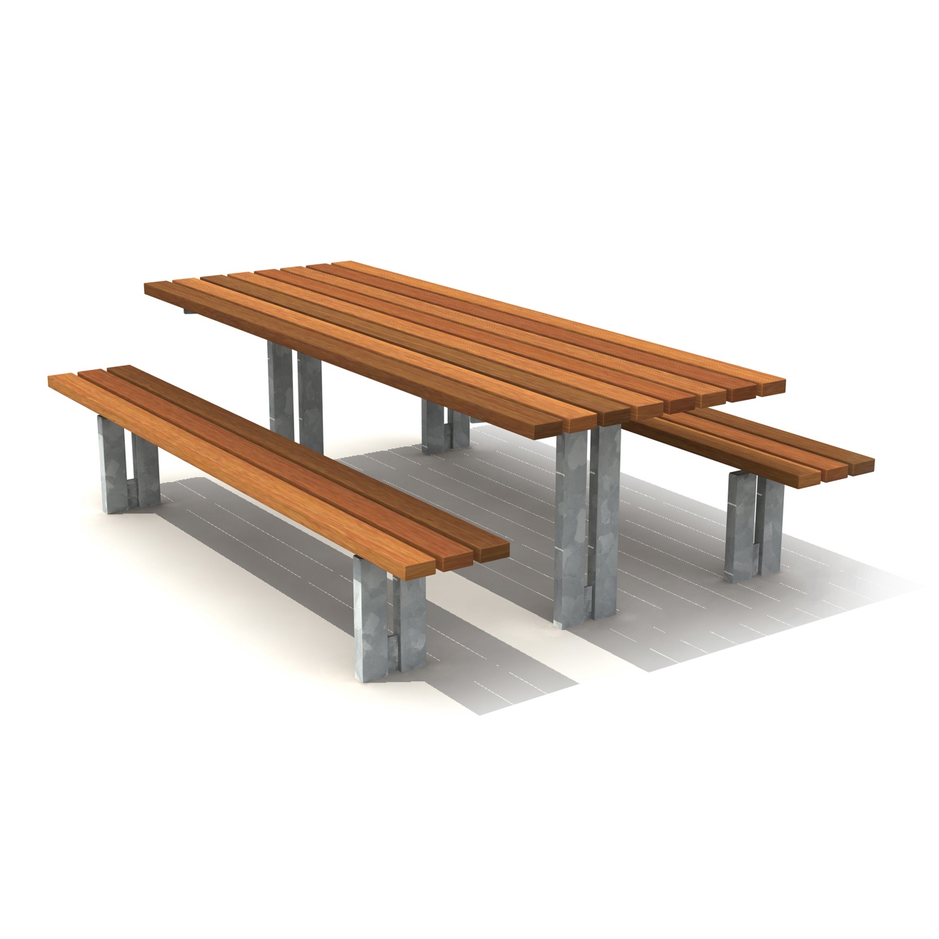 Mostra il prodotto Standard Wooden Picnic Set del produttore Streetlife