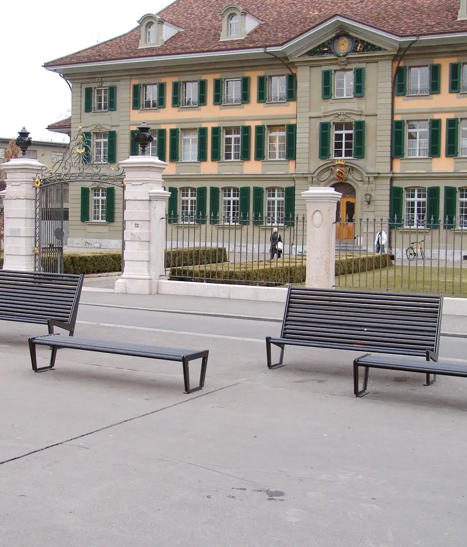 BURRI - BURRI 02 Bench with high backrest