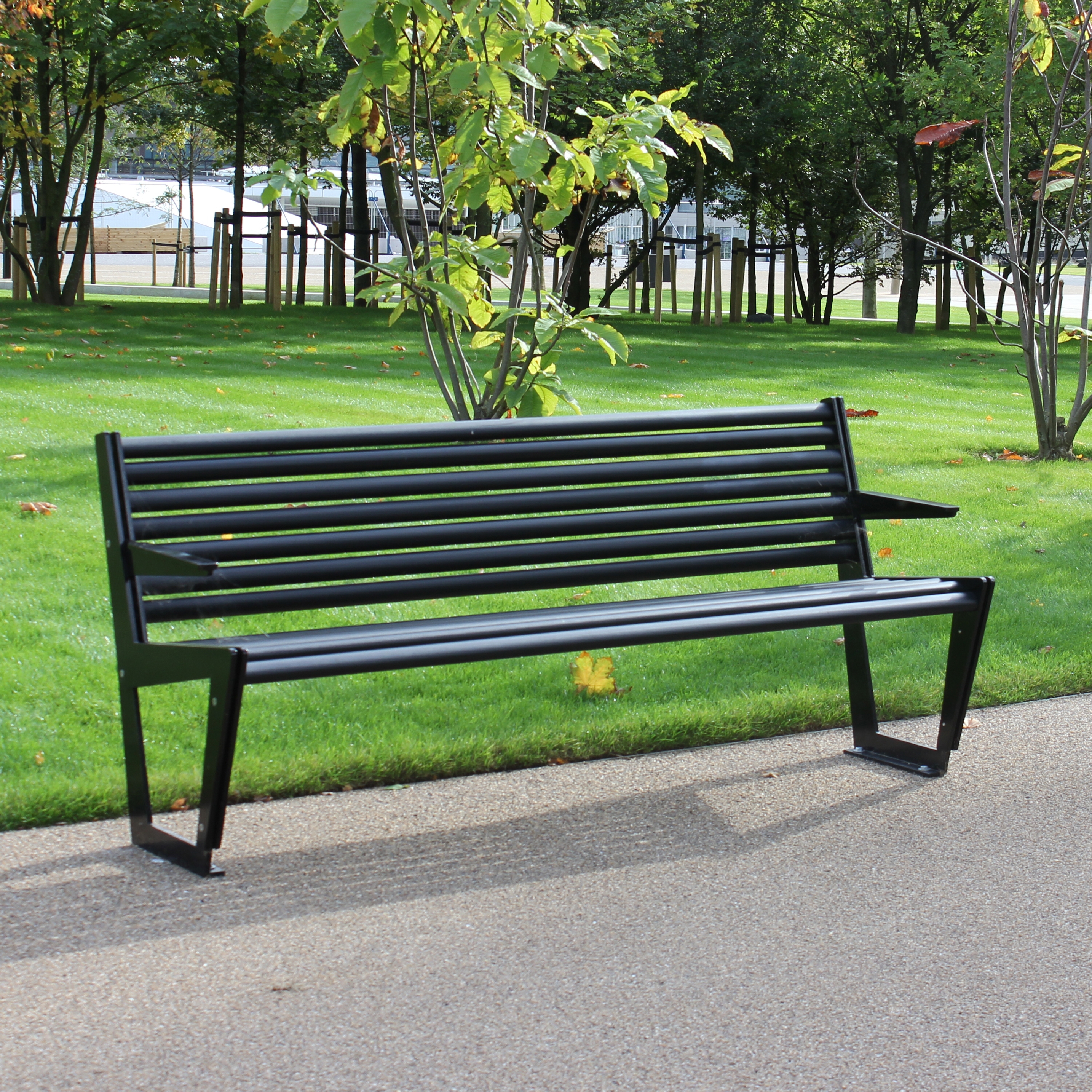 Mostra il prodotto BURRI 02 Bench with backrest del produttore BURRI