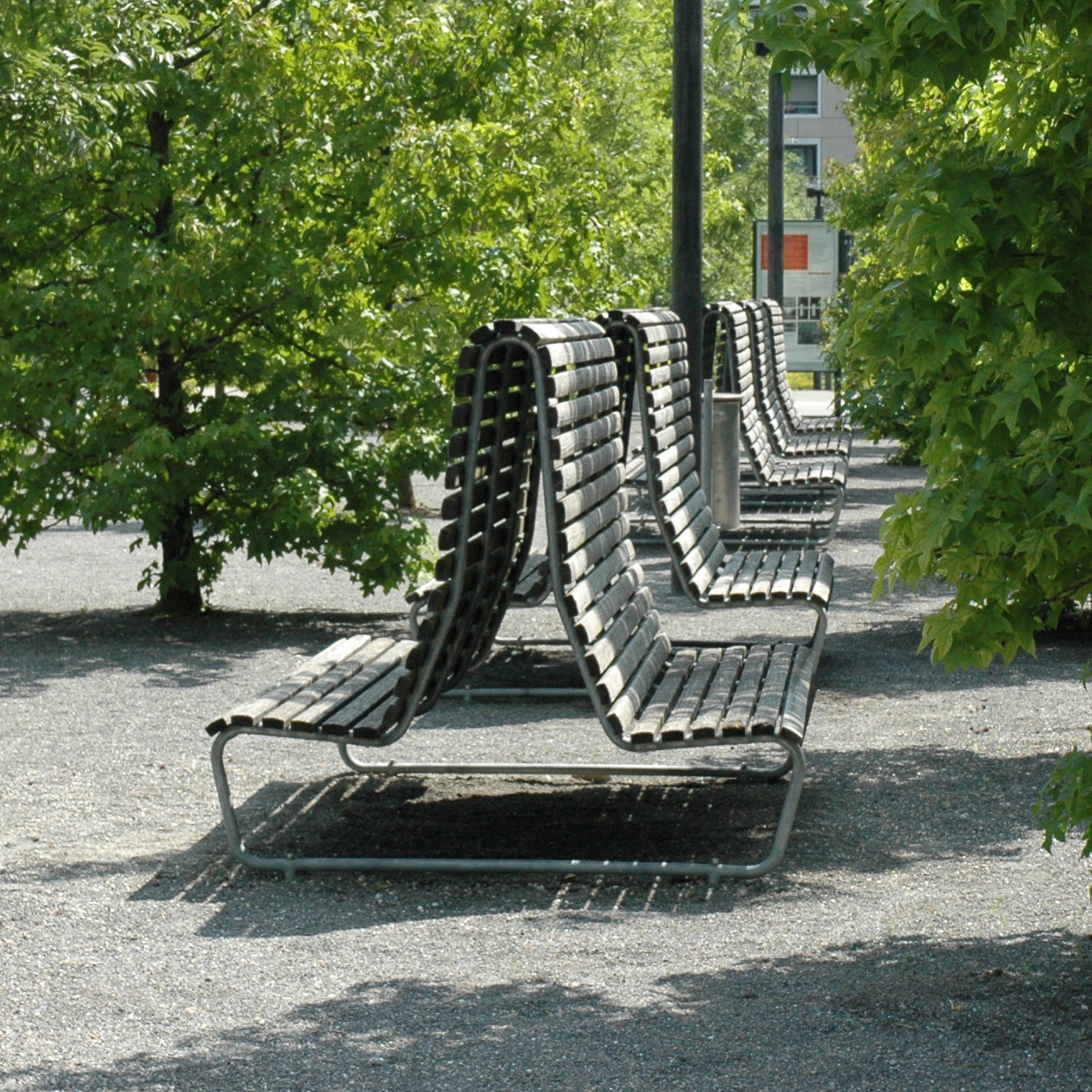 Display product Landi special double with high backrest from manufacturer BURRI