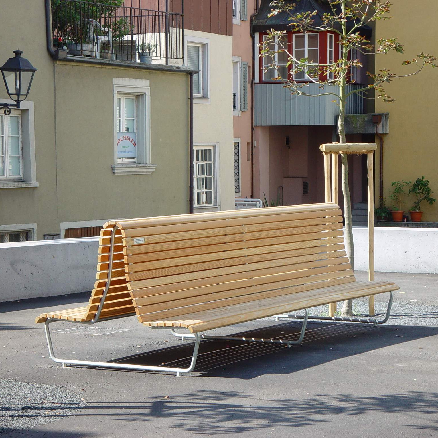Display product Landi special double with medium backrest from manufacturer BURRI