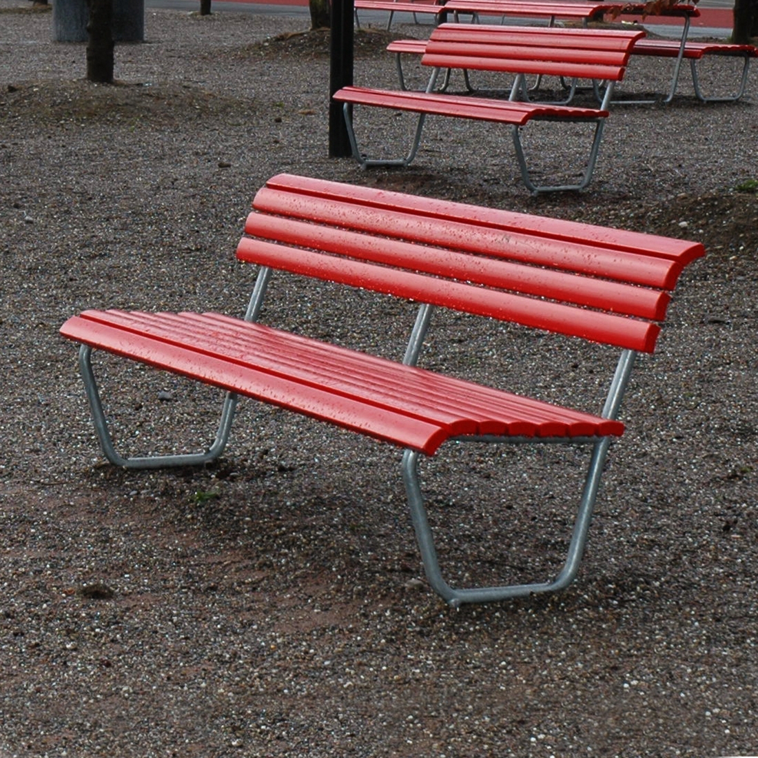 Afficher le produit Landi Bench with backrest du fabricant BURRI