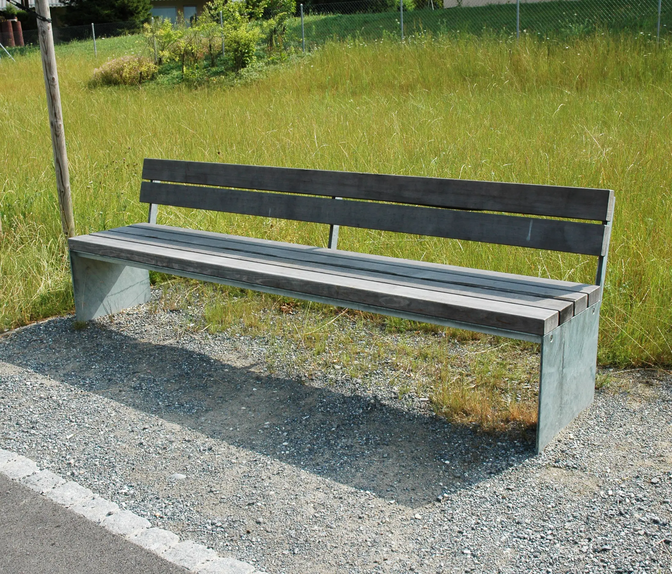 BURRI - Picknick bench with backrest