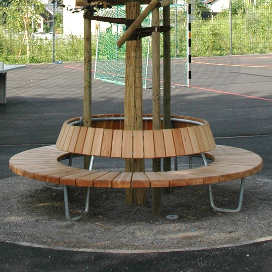 Mostrar el producto Round bench with backrest del fabricante BURRI