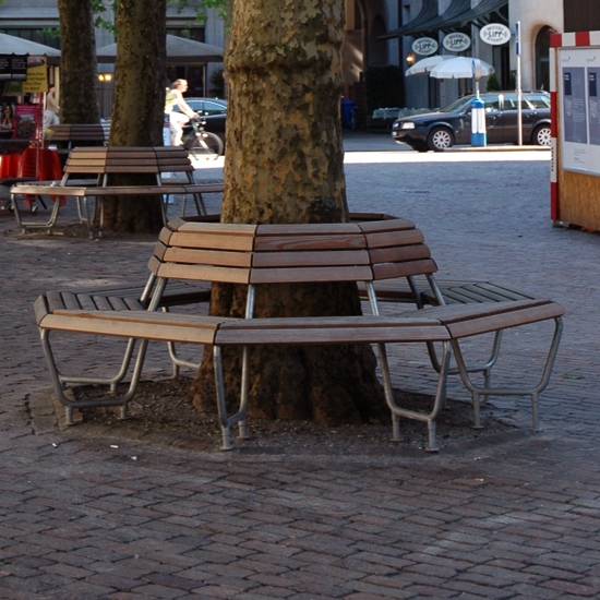 Mostra il prodotto 8-edges bench with backrest del produttore BURRI