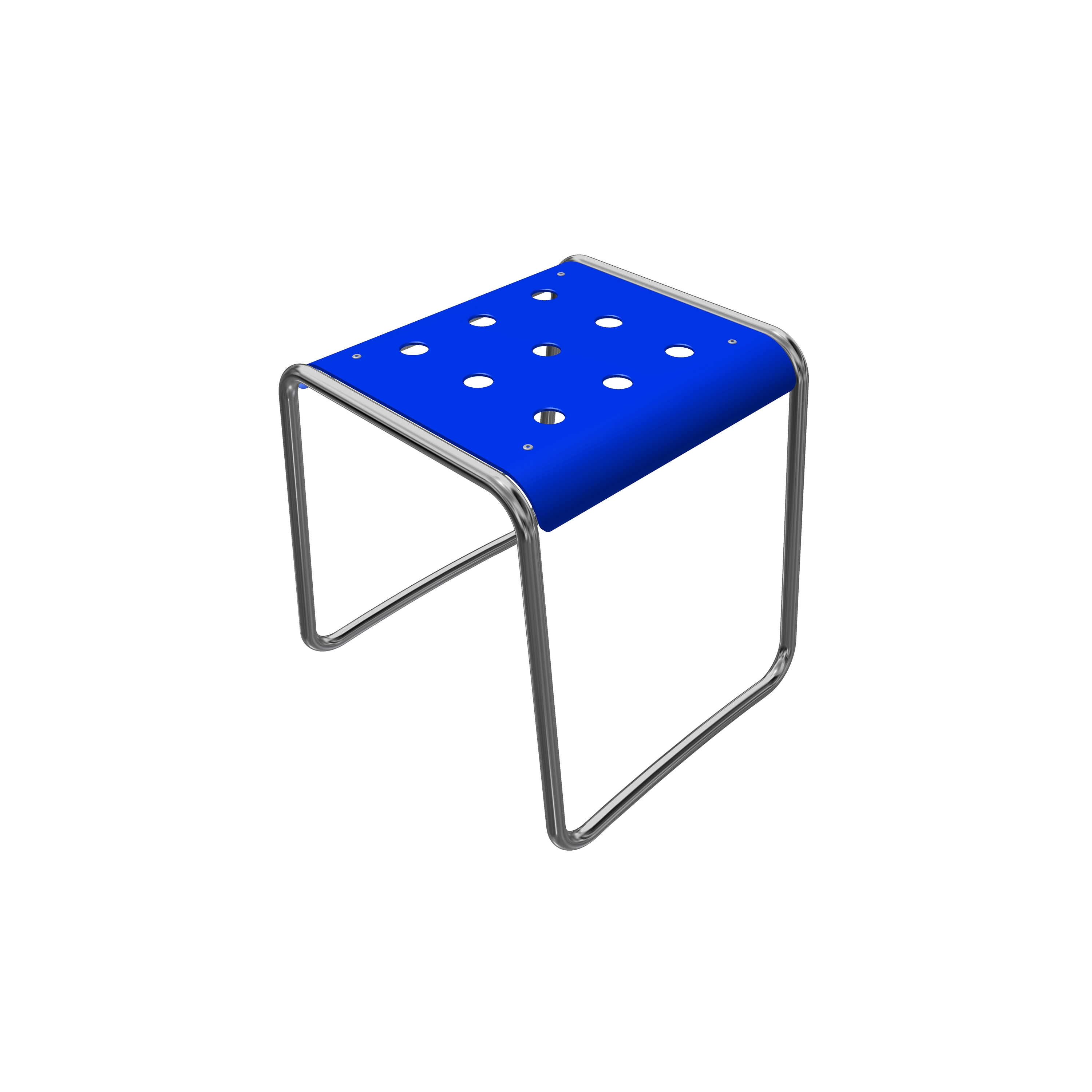 Display product Stella Stool with sled base from manufacturer BURRI
