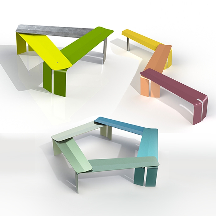 Display product Plico Bench from manufacturer BURRI