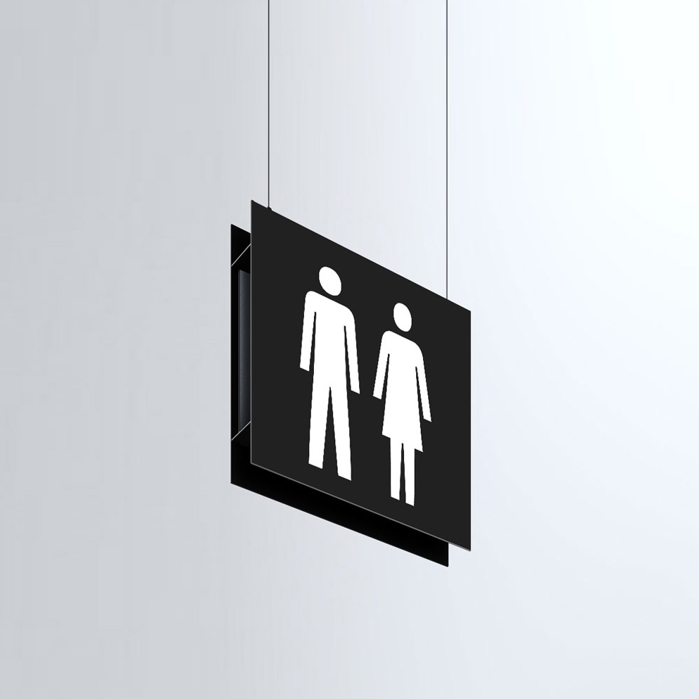Mostra il prodotto Signage System Messe Basel by BURRI - Ceiling hangers del produttore BURRI