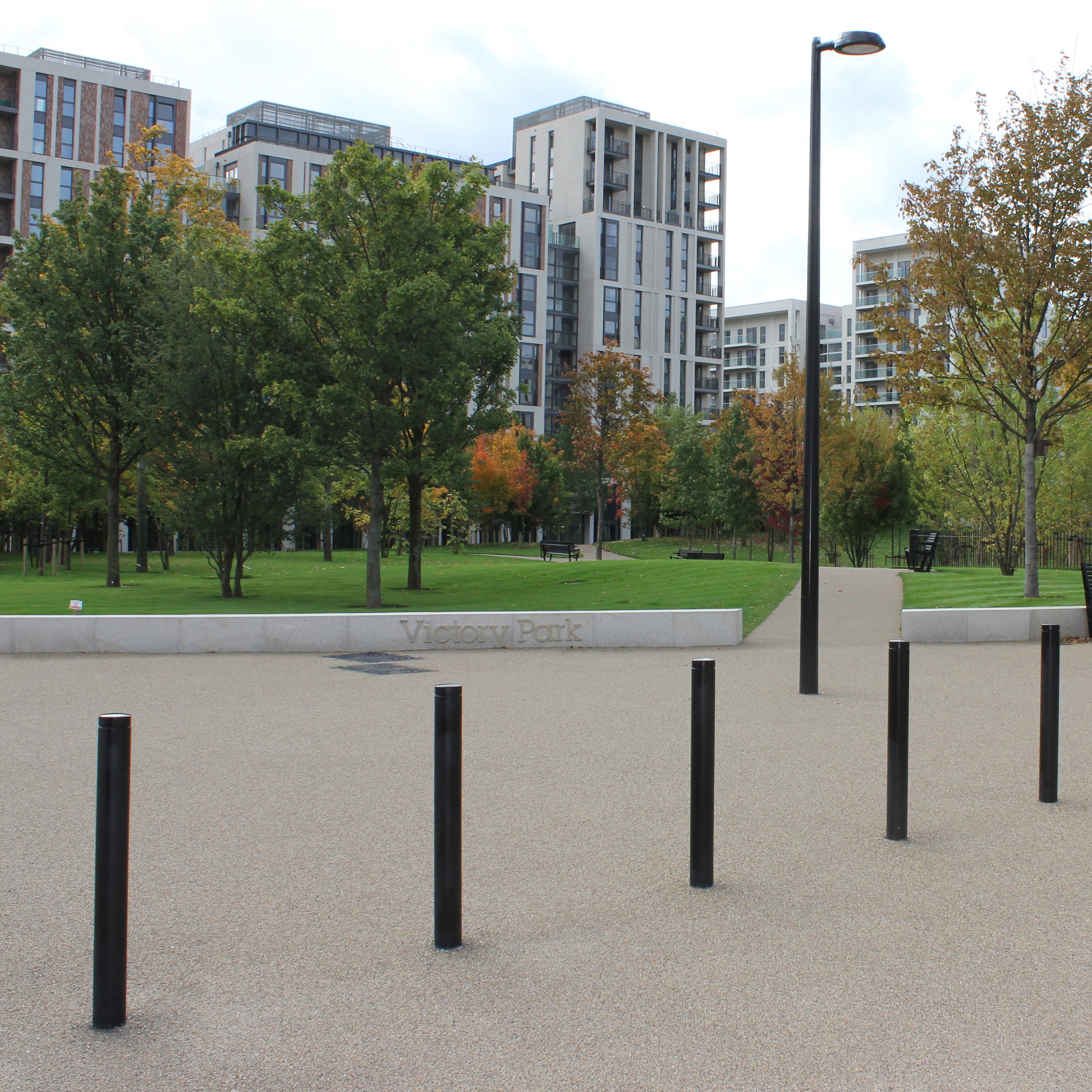 Display product Public Bollard fixed barrier post – Uni & Millenium from manufacturer BURRI
