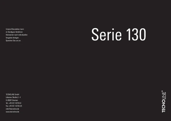 Preview image for the file Tecnoline Serie 130