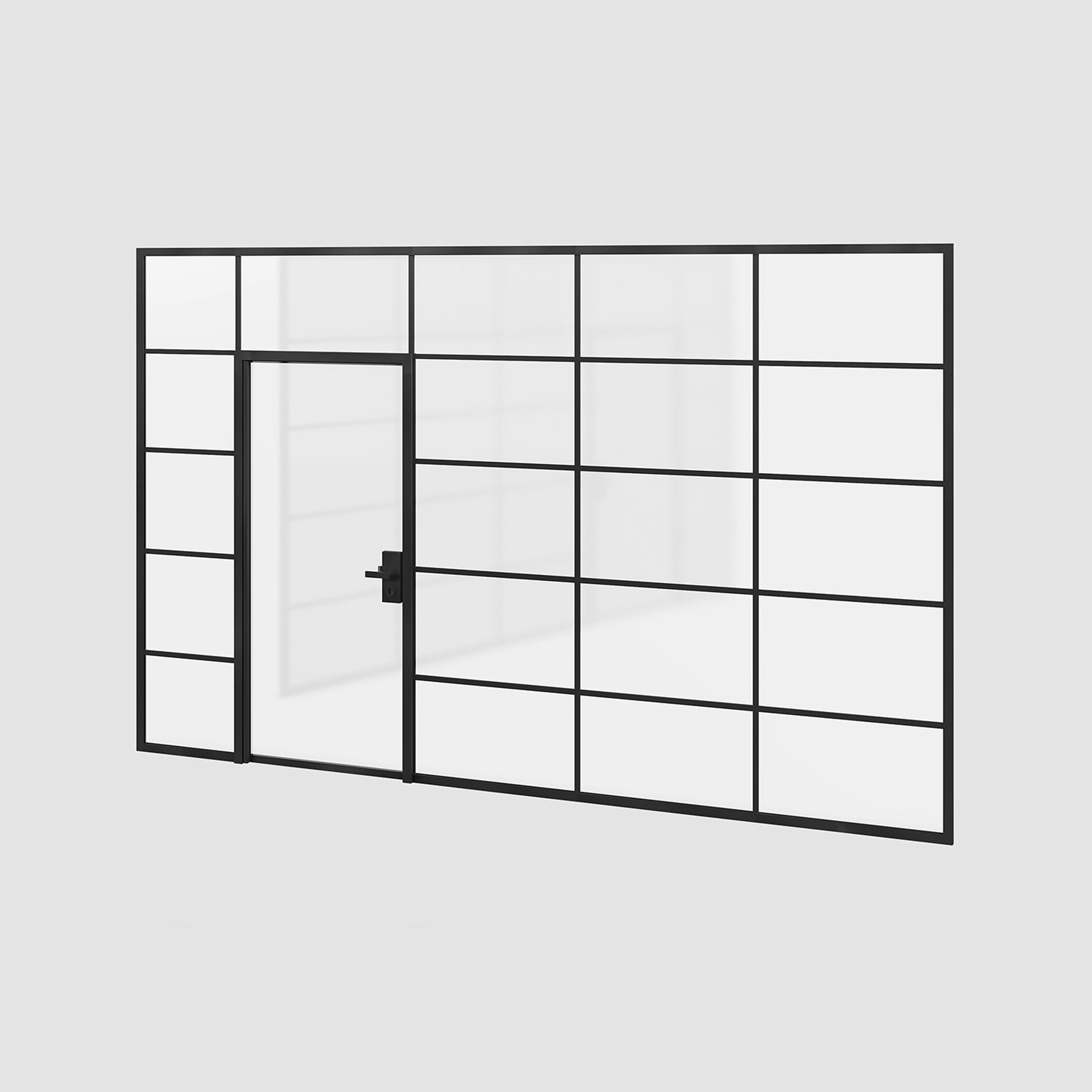 Vertoon produk RG Solid Glass Wall van vervaardiger Bene