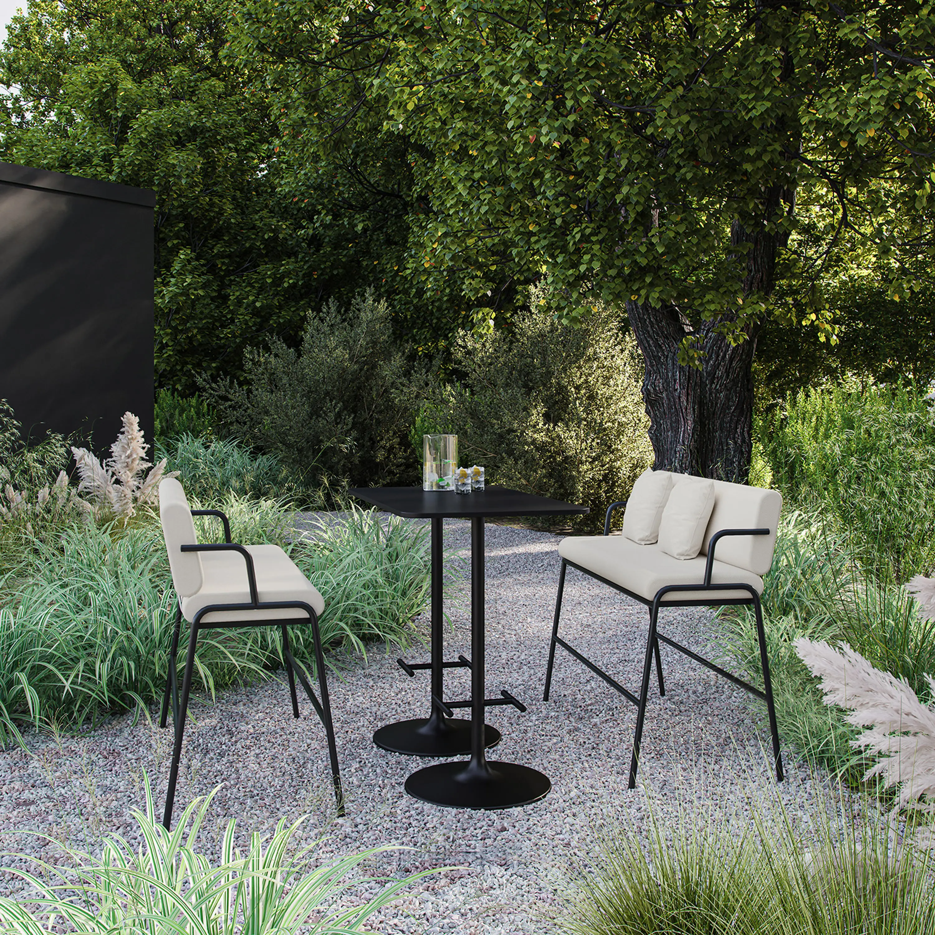 Bene - CASUAL Outdoor Bench high