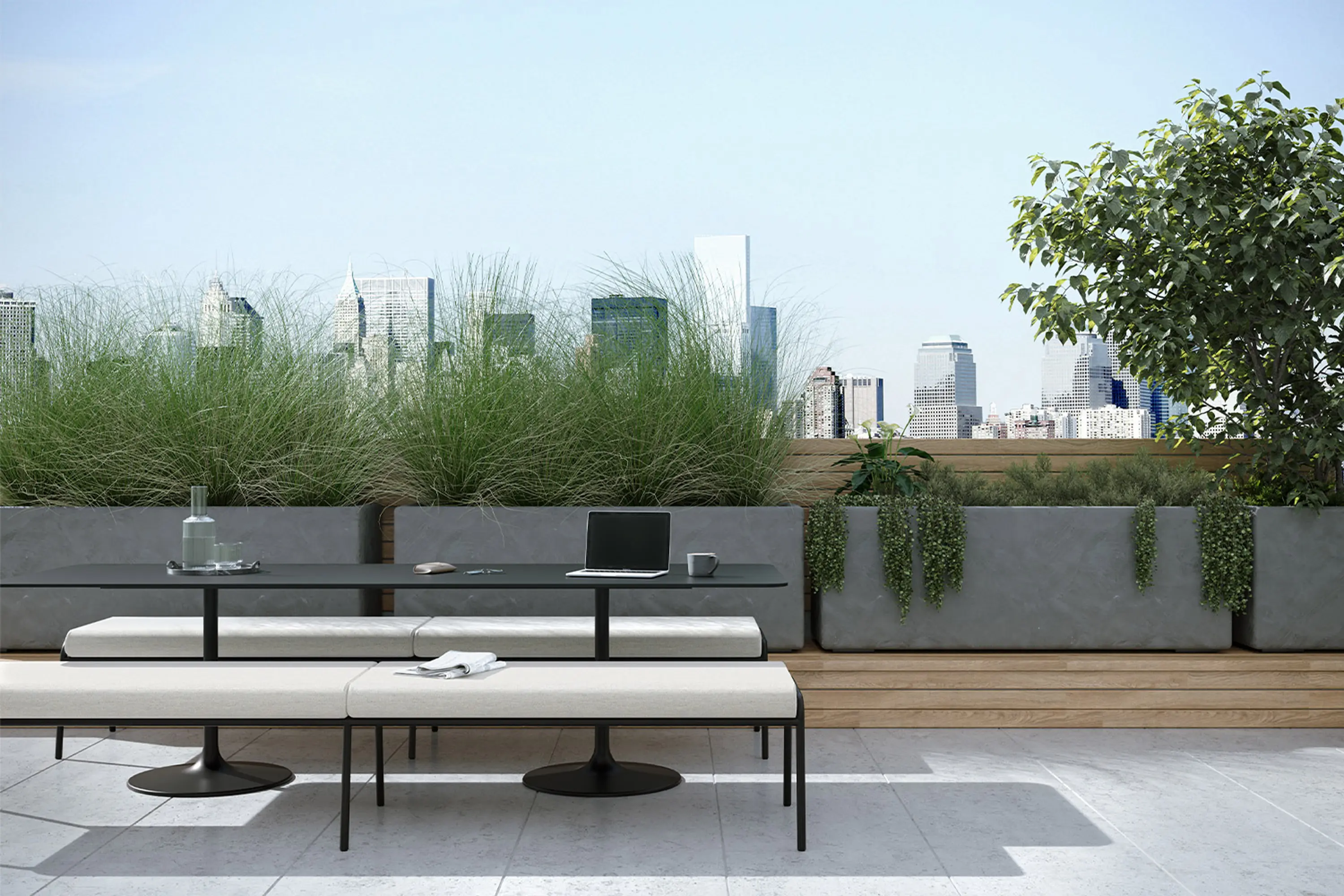 Bene - CASUAL Outdoor Bench low