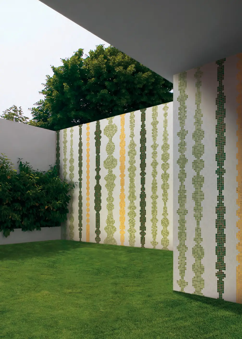 Bisazza - Columns Brown B mosaic
